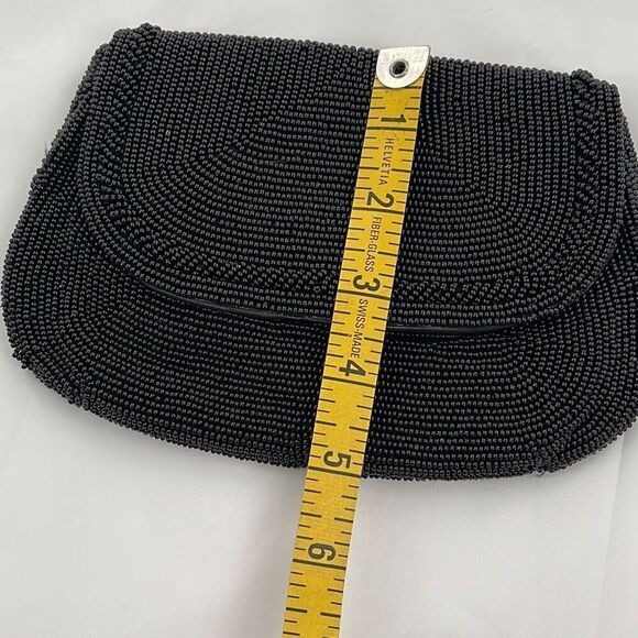 Vintage Richere’ by Walborg Black beaded clutch - Picture 4 of 9